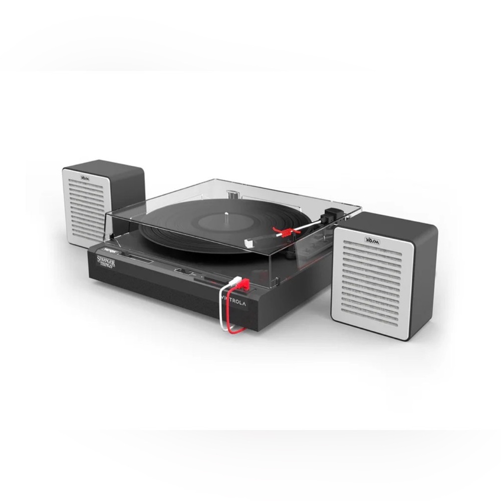 STRANGER THINGS Victrola WSQK Record Player Turntable Speakers Netflix New